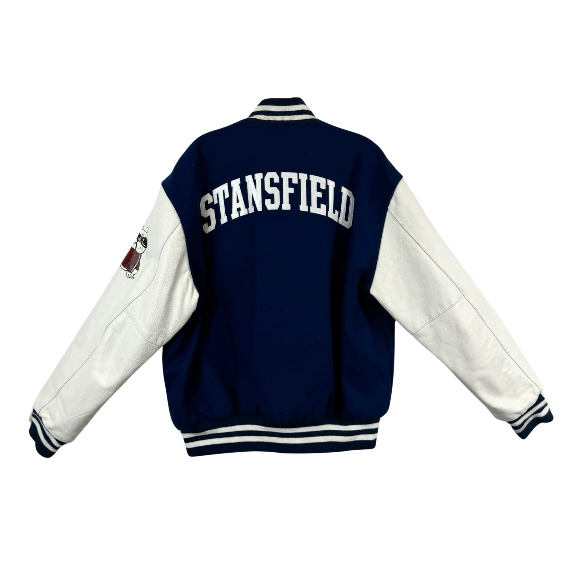 Salvage Renaissance x Wanda Rojas Upcycled BQ Sports Varsity Jacket