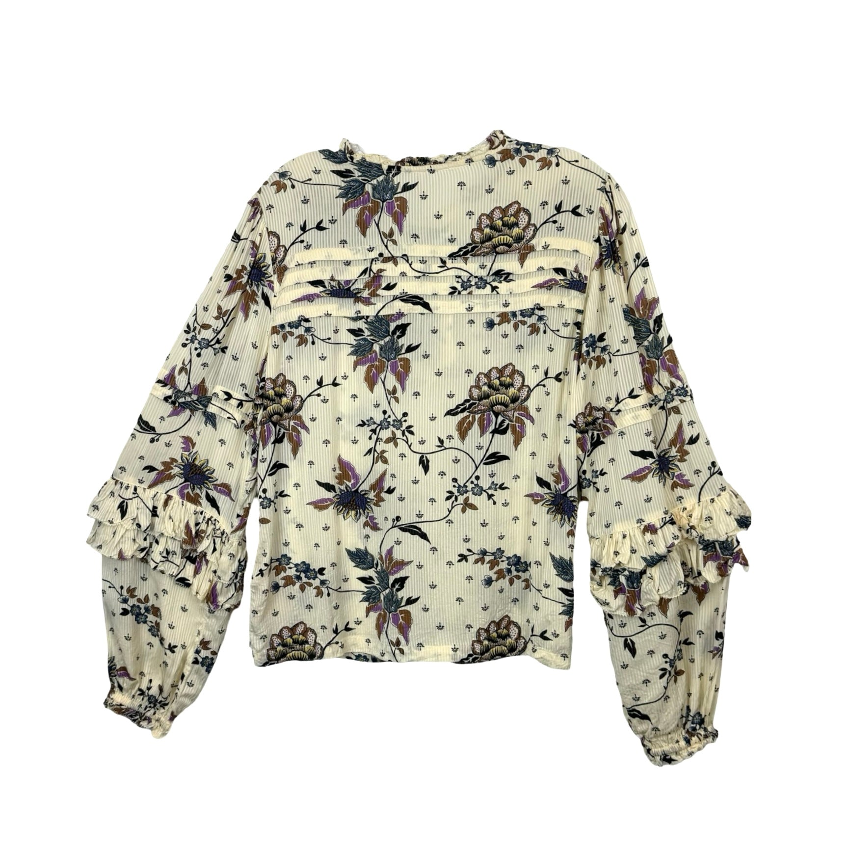 Scotch & Soda Floral Long Sleeve Blouse