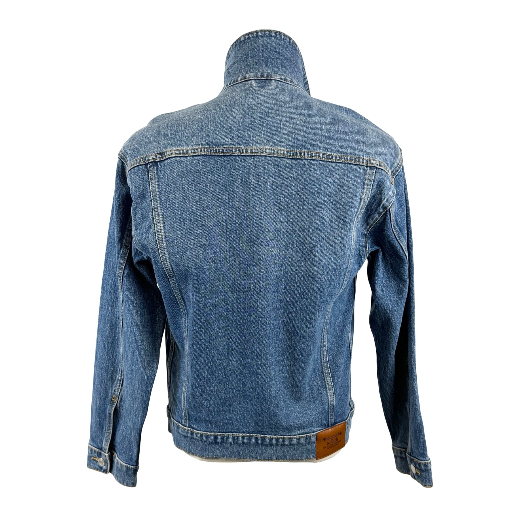 Abercrombie & Fitch Relaxed Stretch Denim Jacket