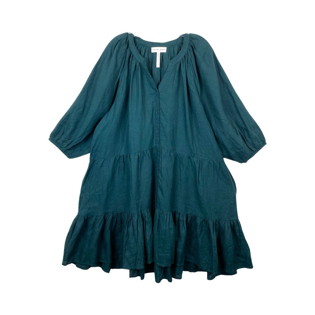 Apiece Apart Green Mini Mitte Dress