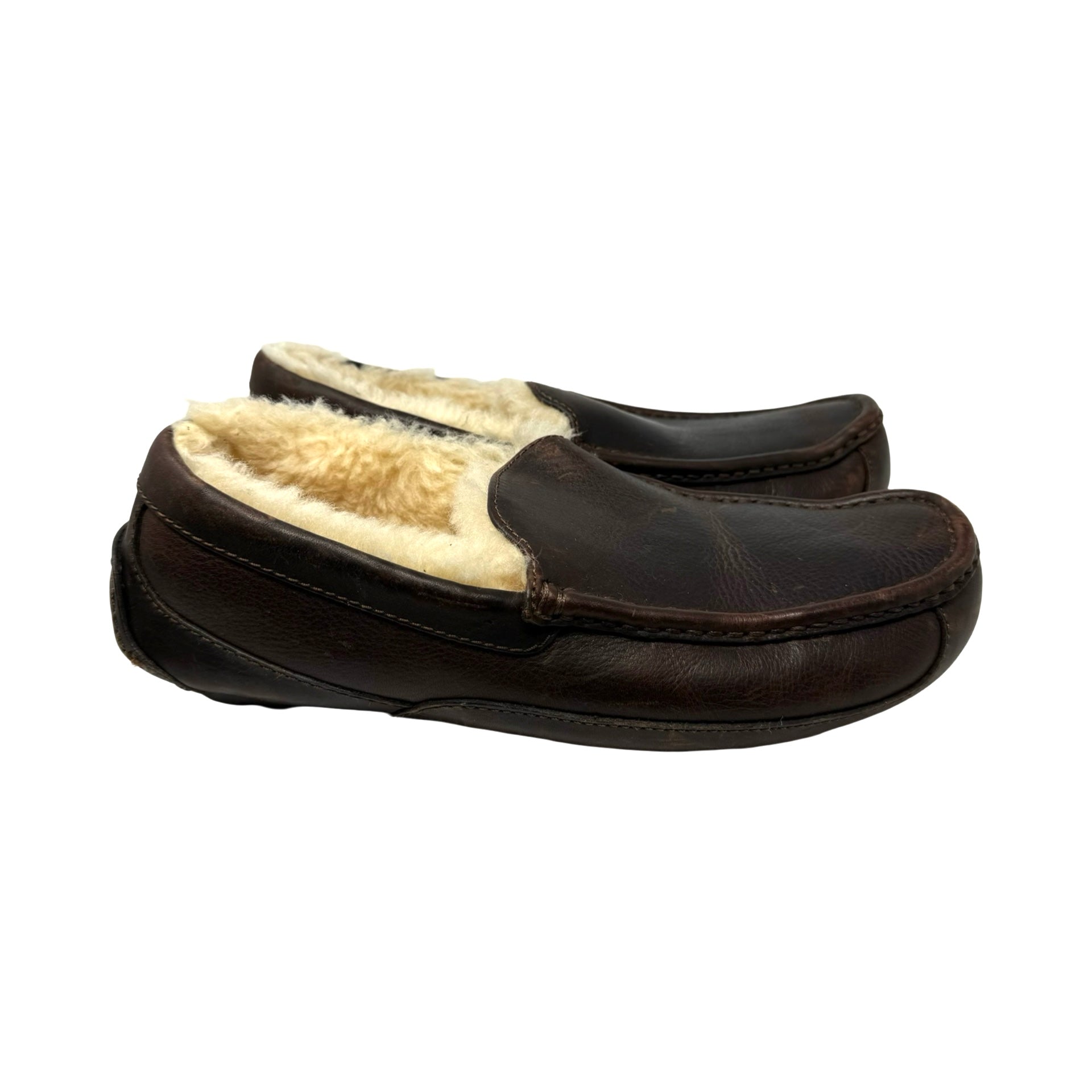 UGG Ascot Leather Slippers