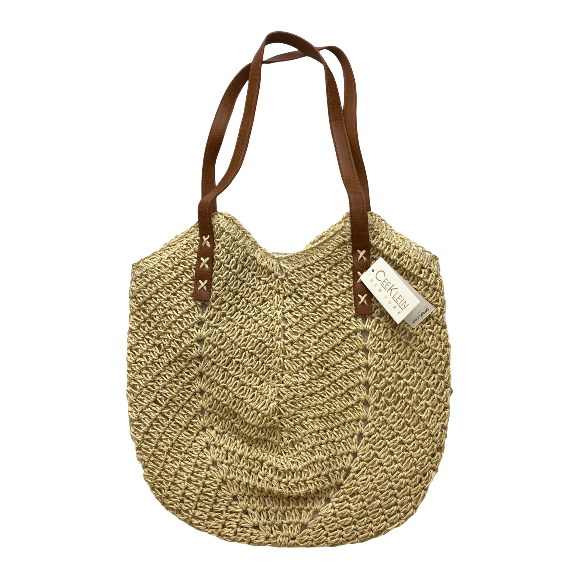 Cee Klein New York Slouchy Woven Beach Bag