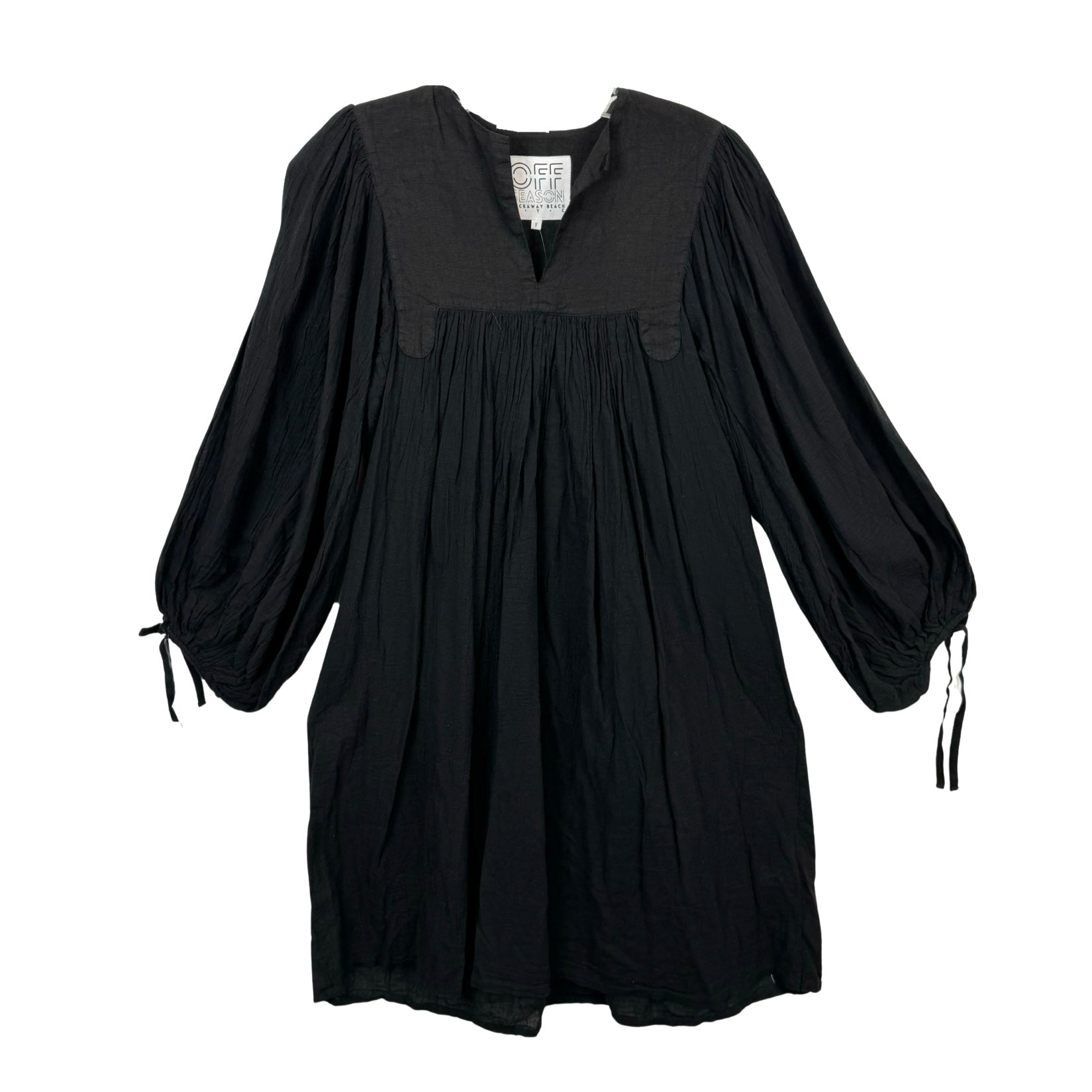 Off Season Perilune Dress-Black Front