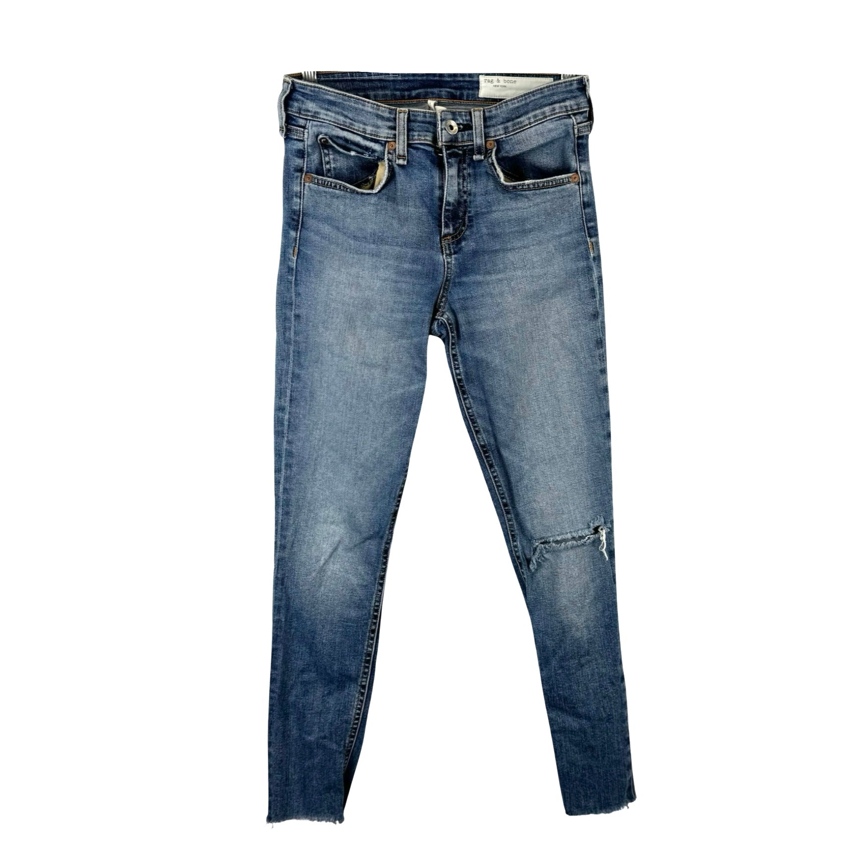 Rag & Bone Distressed Skinny Jeans