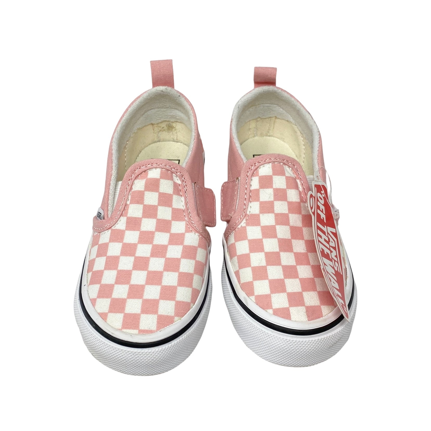 Vans Toddler Pink Checkerboard Shoes