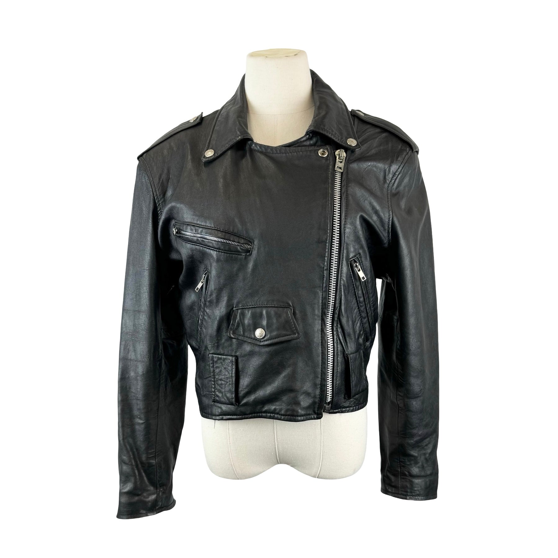 Vintage The Original Leather Line Moto Jacket