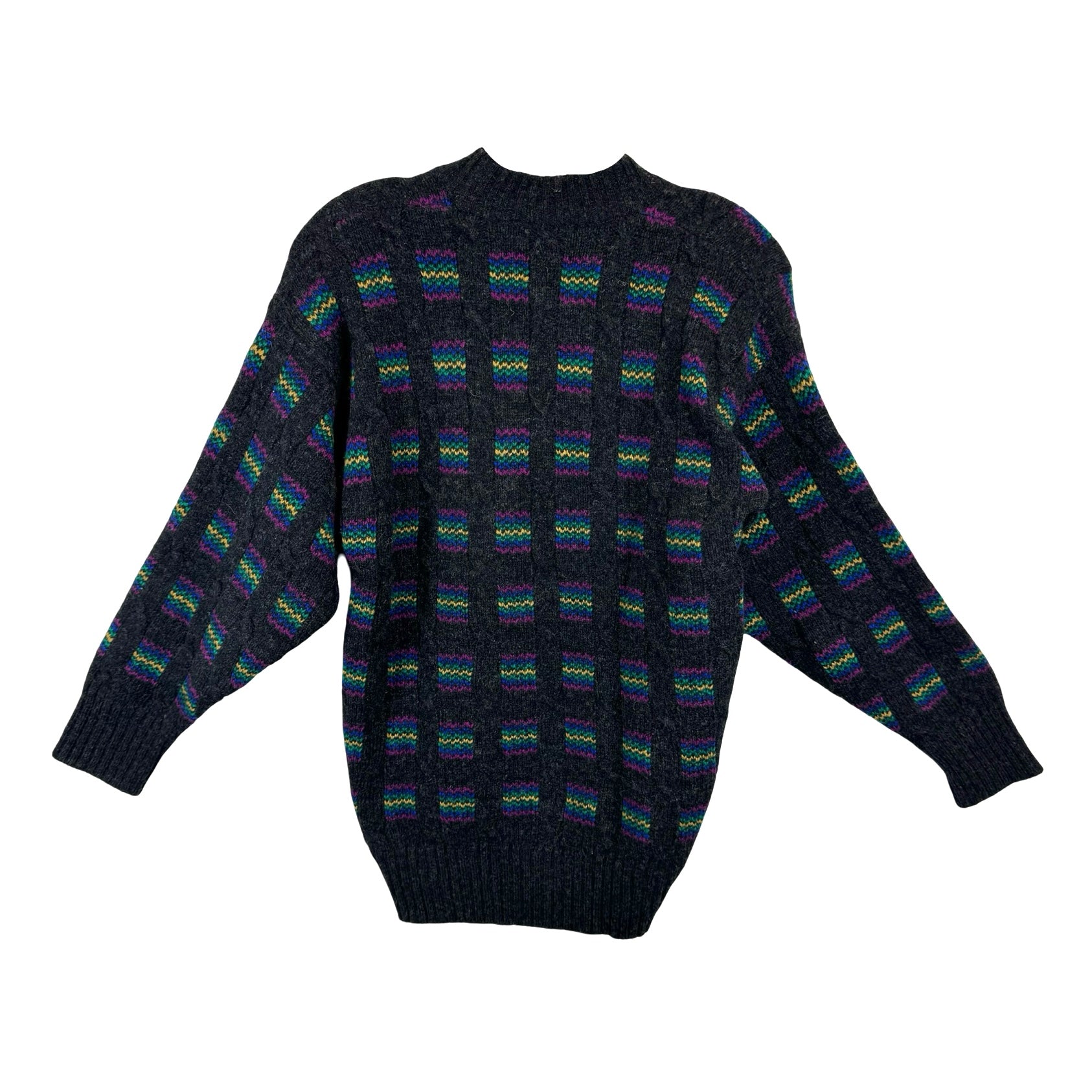 Vintage James Pringle Patterned Wool Sweater