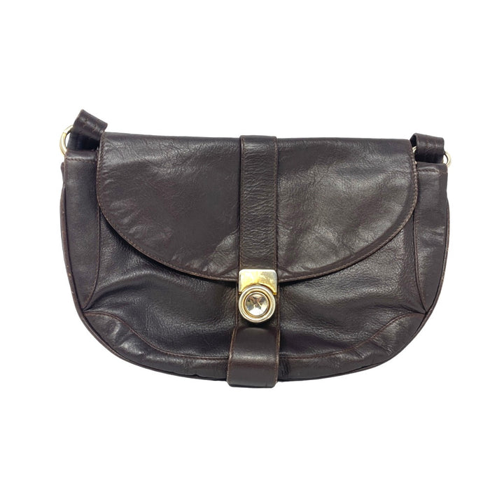 Vintage Susan Gail Leather Saddle Bag-Thumbnail
