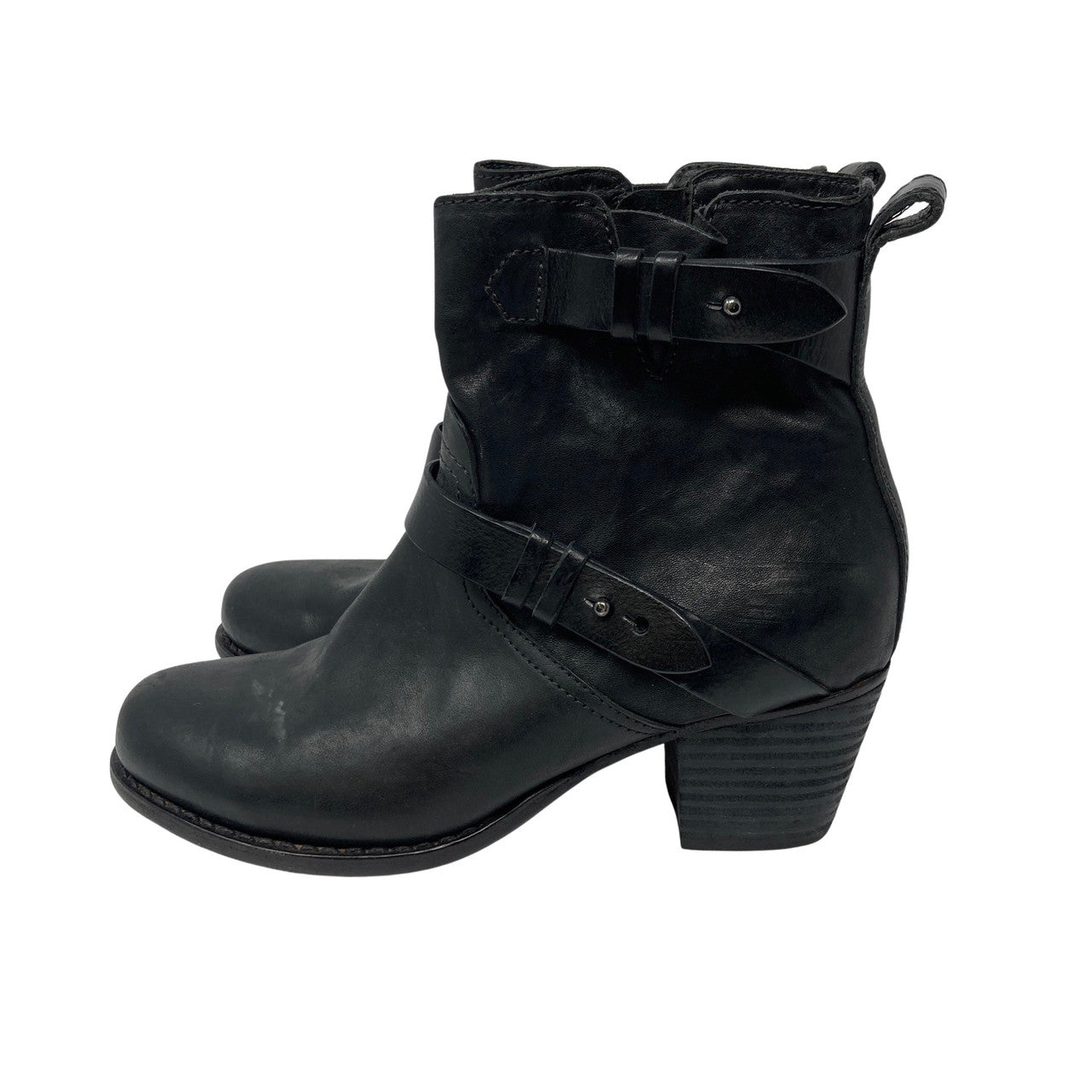 Rag & Bone Block Heeled Moto Boot-side