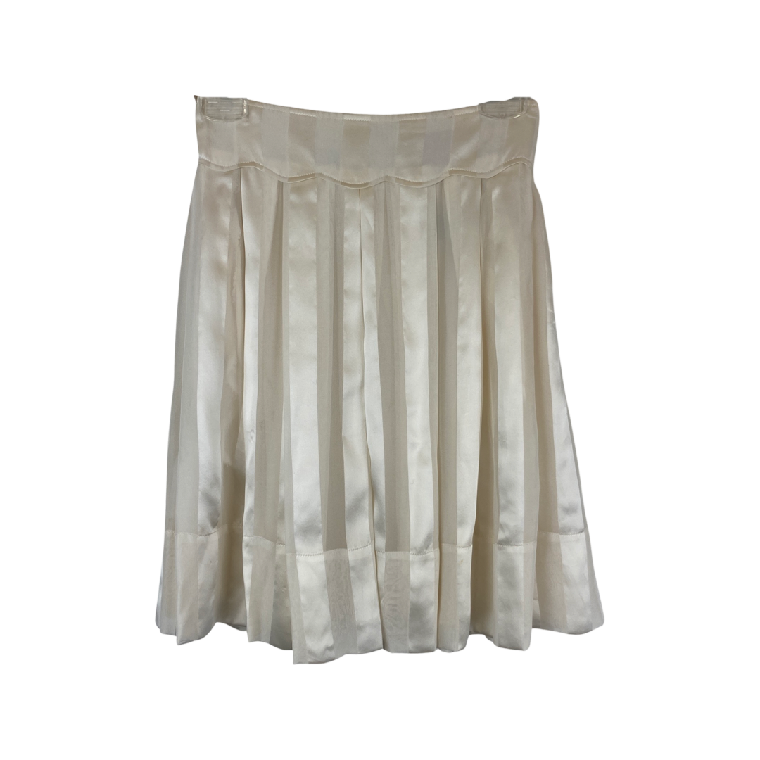 Z Spoke by Zac Posen Striped Silk Skirt-Thumbnail