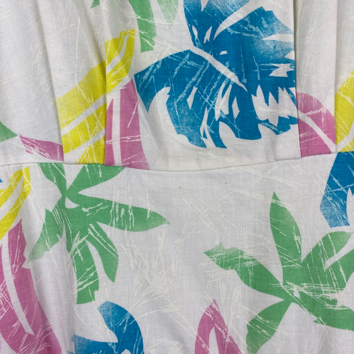 Vintage Lucero for Brassies Tropical Print Dress-Detail3