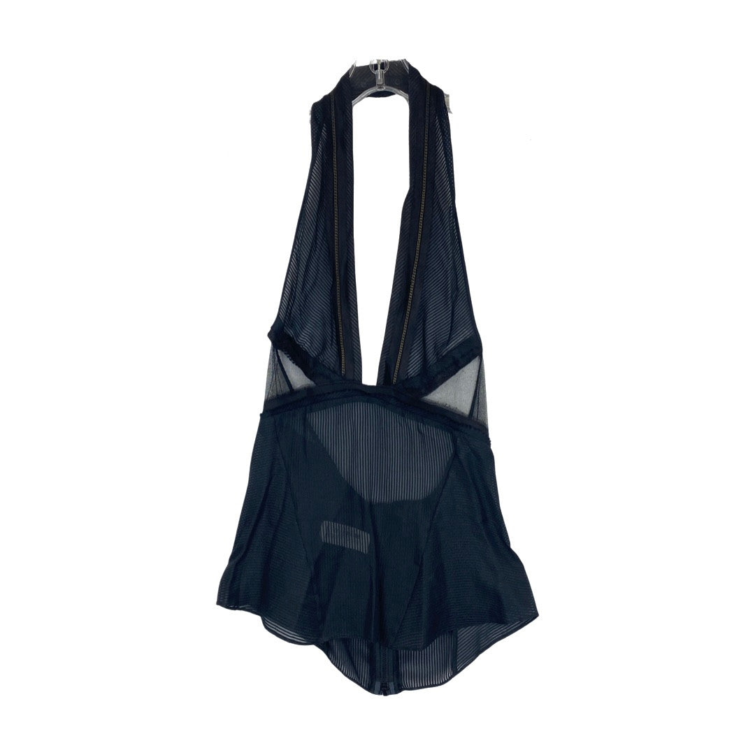 Z Spoke by Zac Posen Mesh Halter Top-Thumbnail