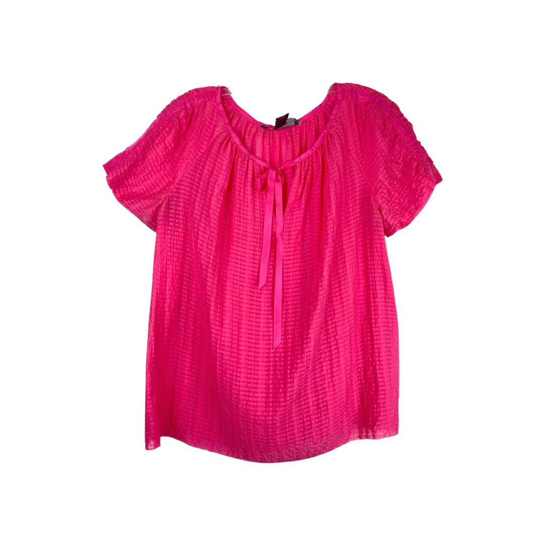 Marc by Marc Jacobs Textured Tie Front Blouse-Thumbnail