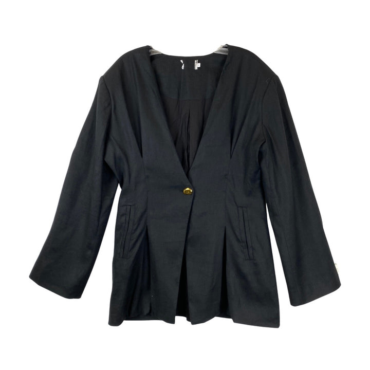 Tanya Taylor Padded Shoulder Blazer-Thumbnail