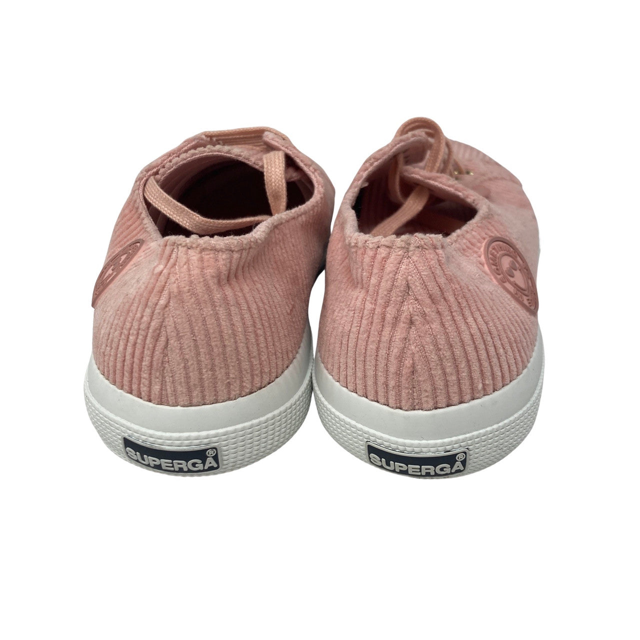 Superga X Something Navy Pink Cord Sneakers-back