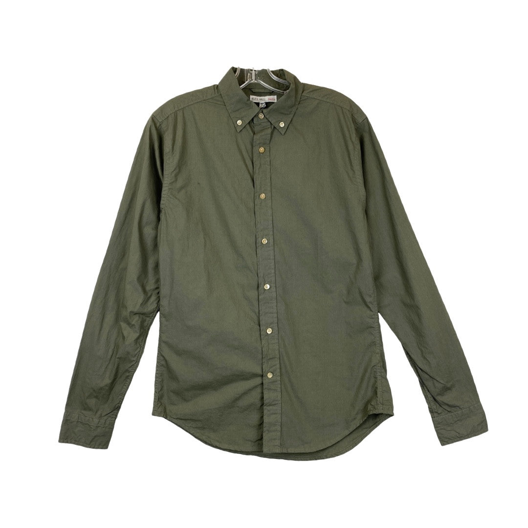 Alex Mill Olive Poplin Shirt-Thumbnail