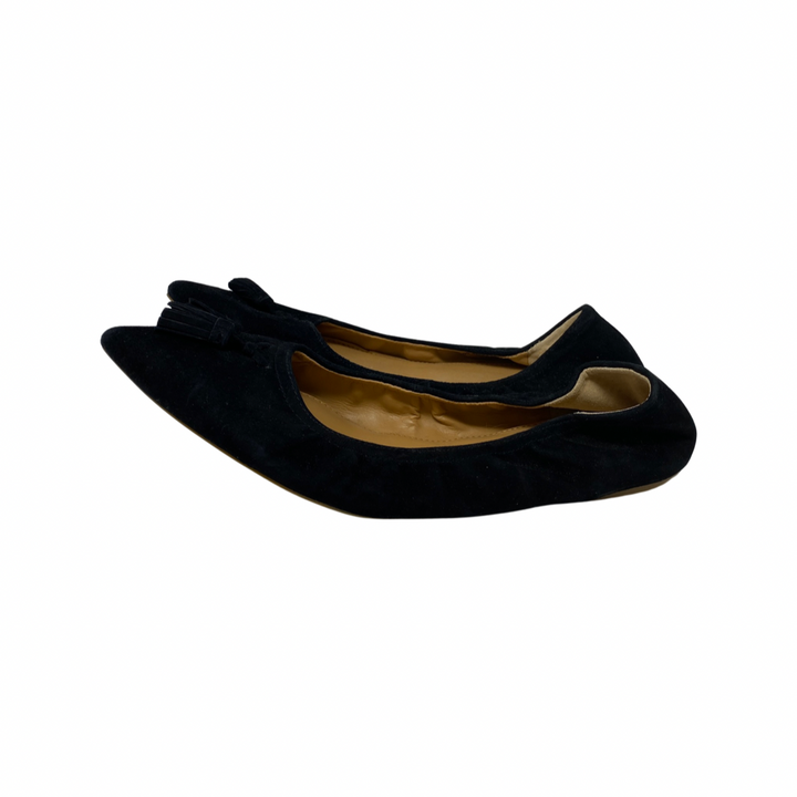J. Crew Suede Pointed Toe Ballet Flat-Side