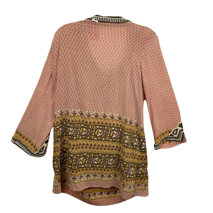 Calypso Beaded Tassel Tie Tunic-Back