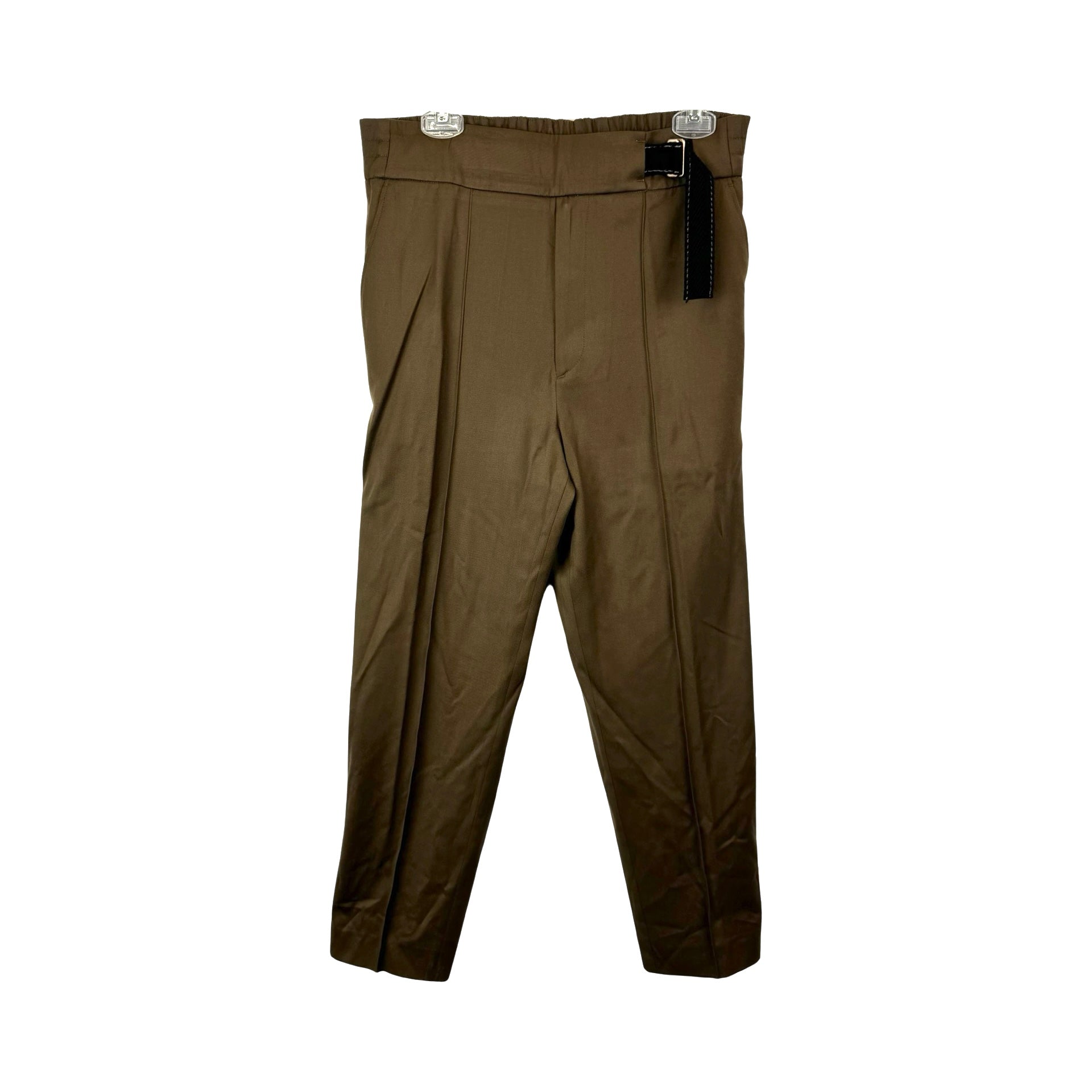 Agnona Wool Internal Belt Pants