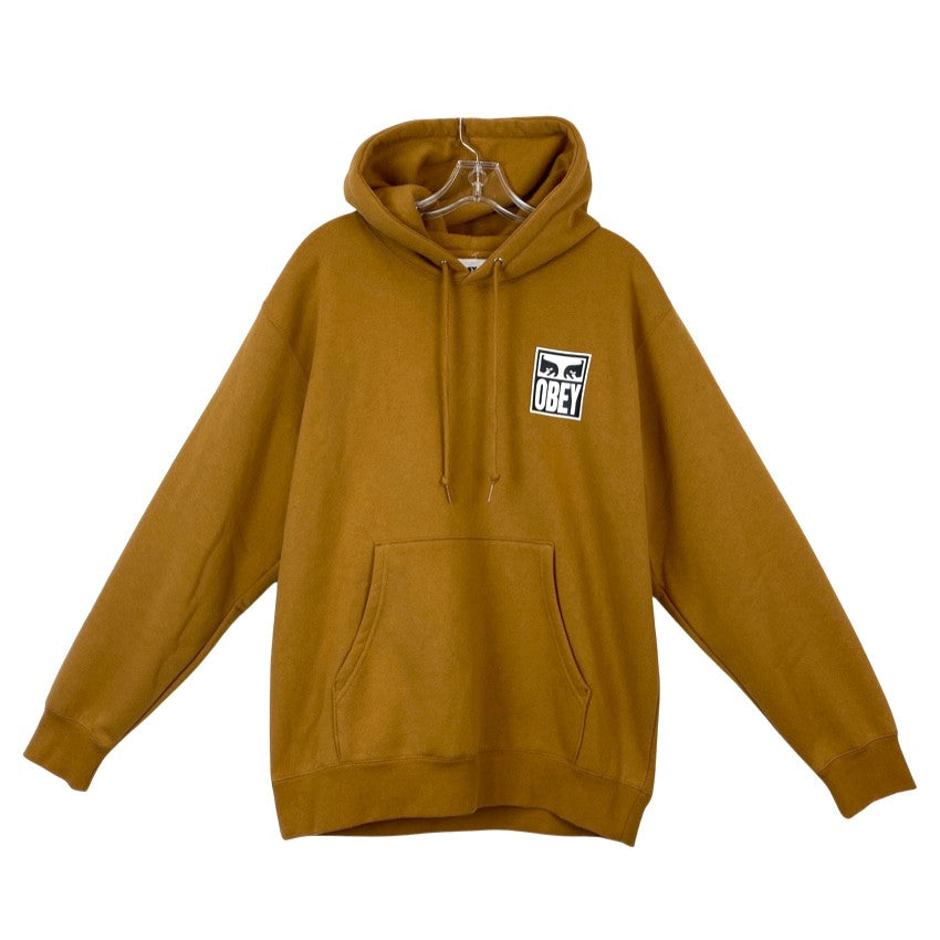 OBEY Logo Print Hooded Sweatshirt-Thumbnail