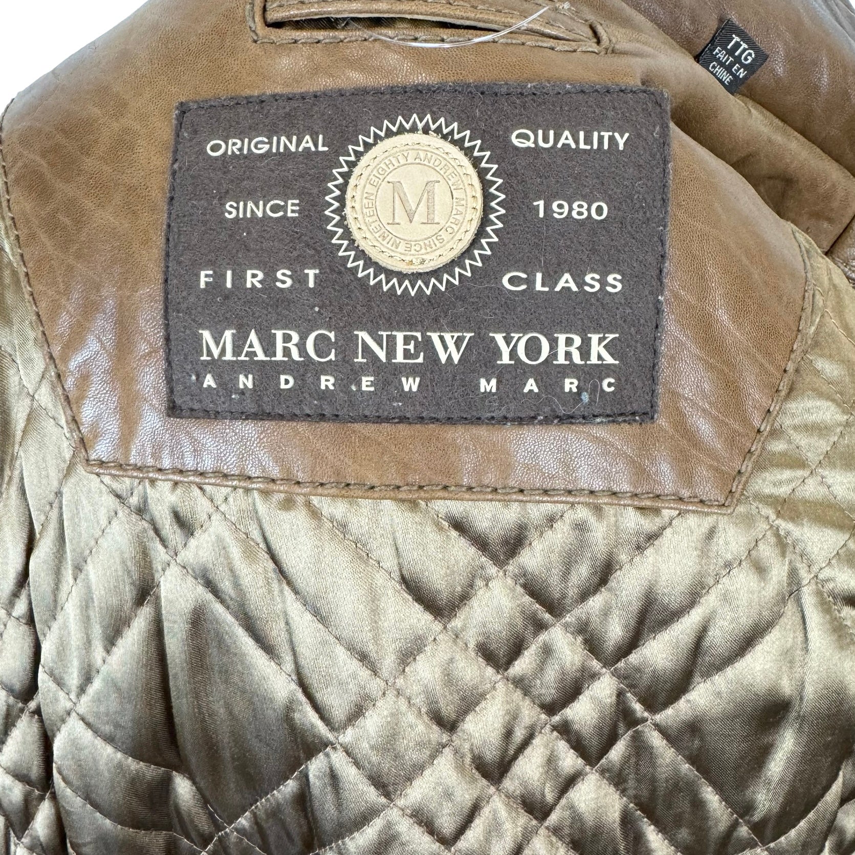 Marc new sold York leather jacket