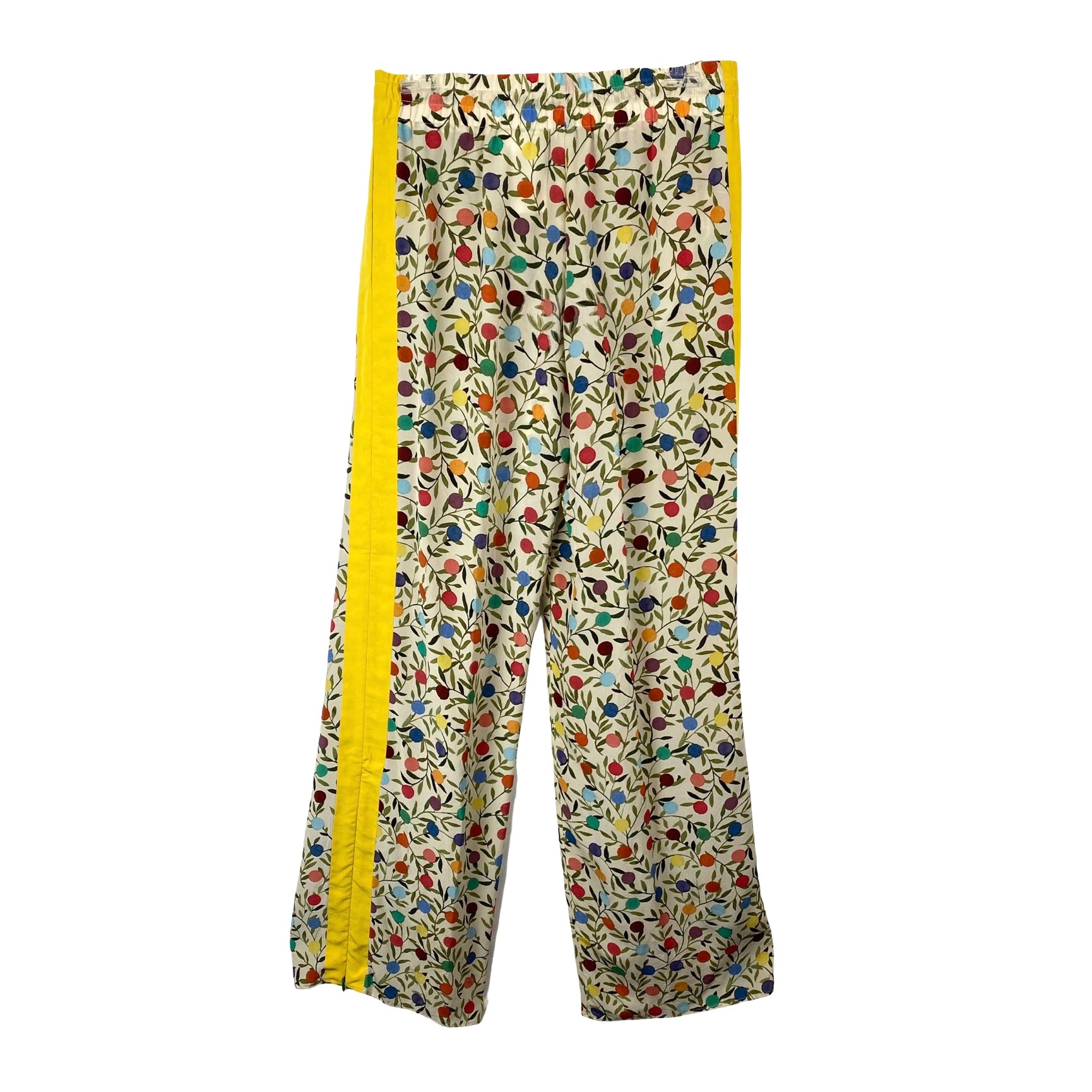 Red Valentino Floral Polka Dot Drawstring Pants