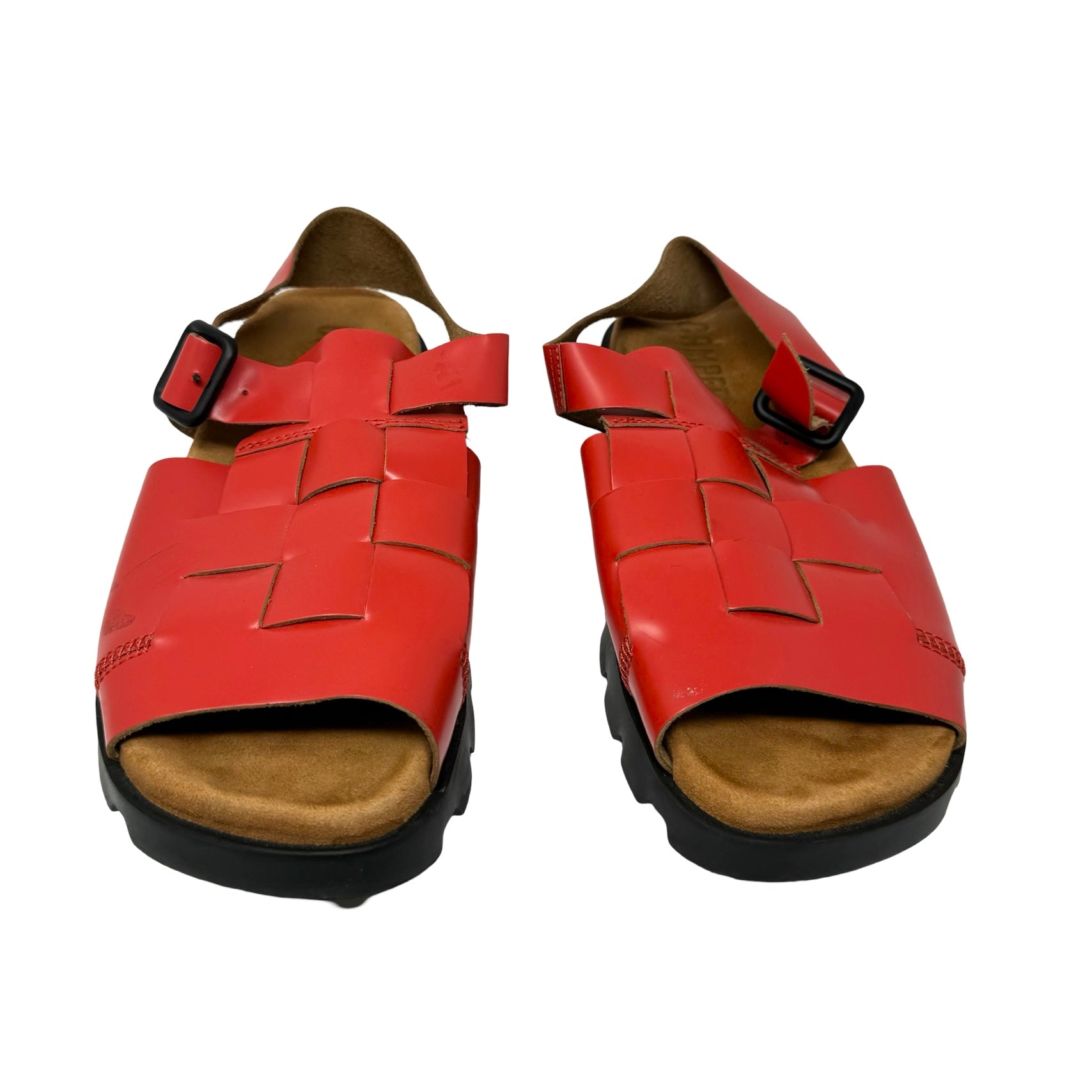 Camper Brutus Red Sandals