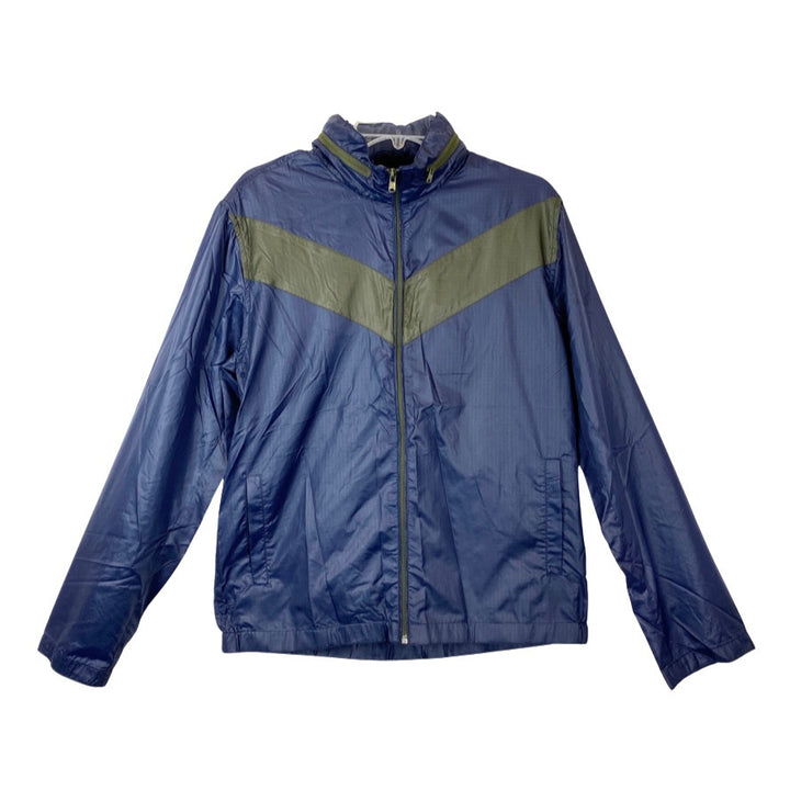 Burkman Bros Lightweight Windbreaker-Navy Front