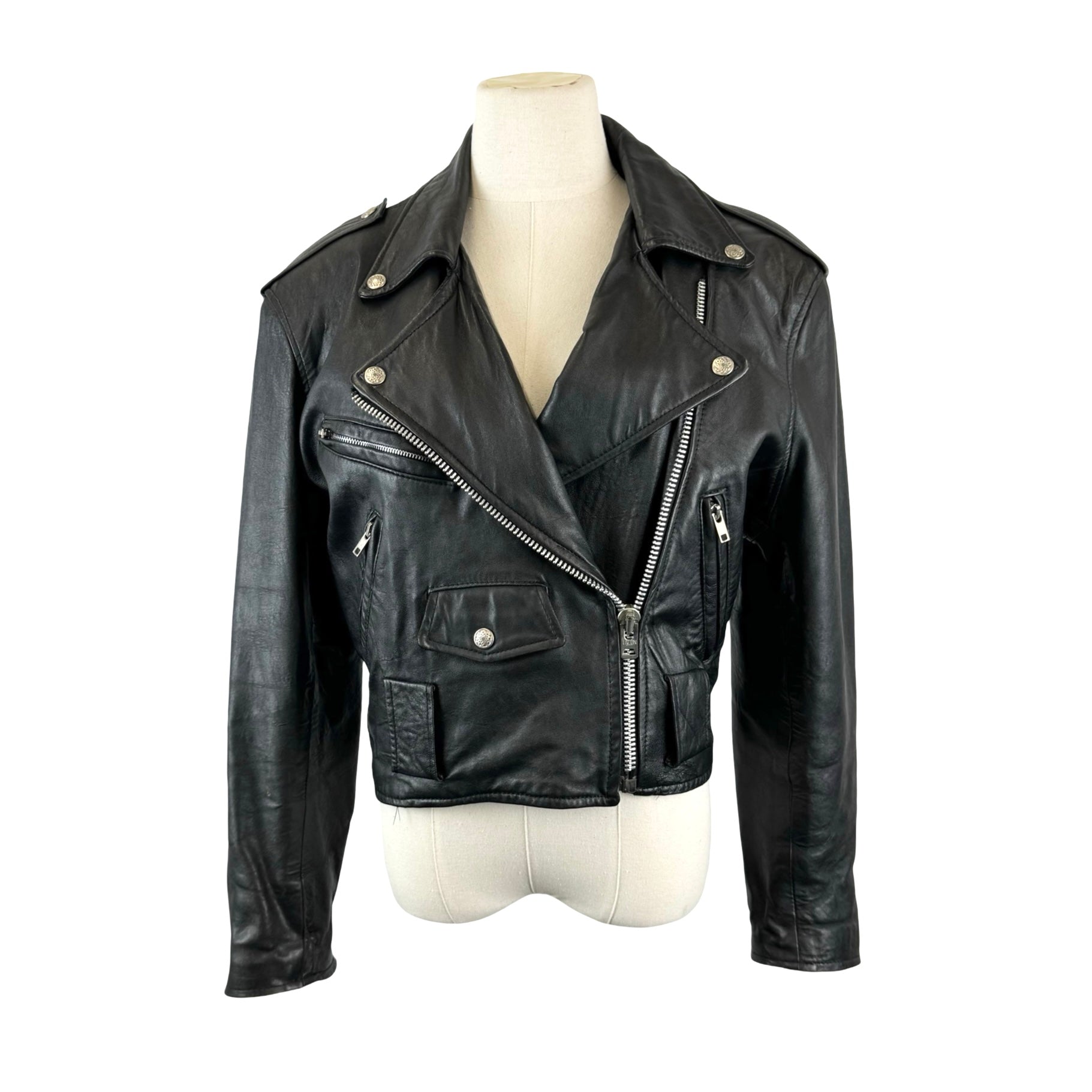 Vintage The Original Leather Line Moto Jacket