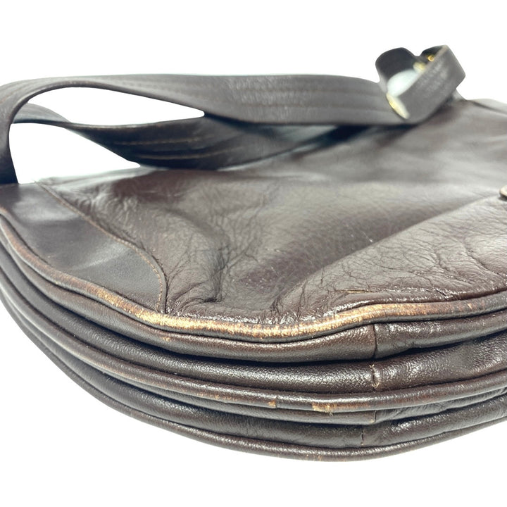 Vintage Susan Gail Leather Saddle Bag-Detail2