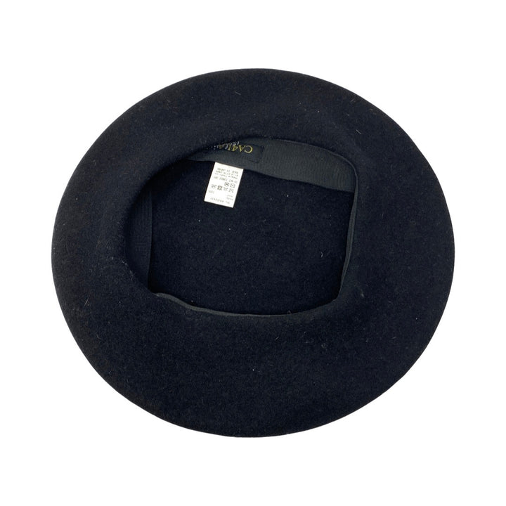 CA4LA Wool Text Beret-Inside