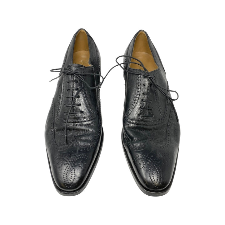 Paul Stuart Leather Oxford Shoes-Front