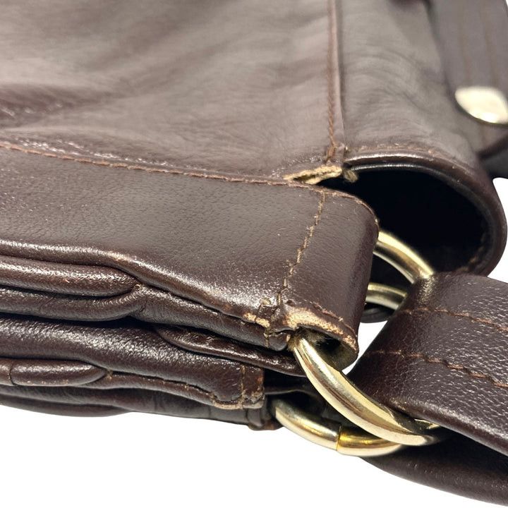 Vintage Susan Gail Leather Saddle Bag-Detail4