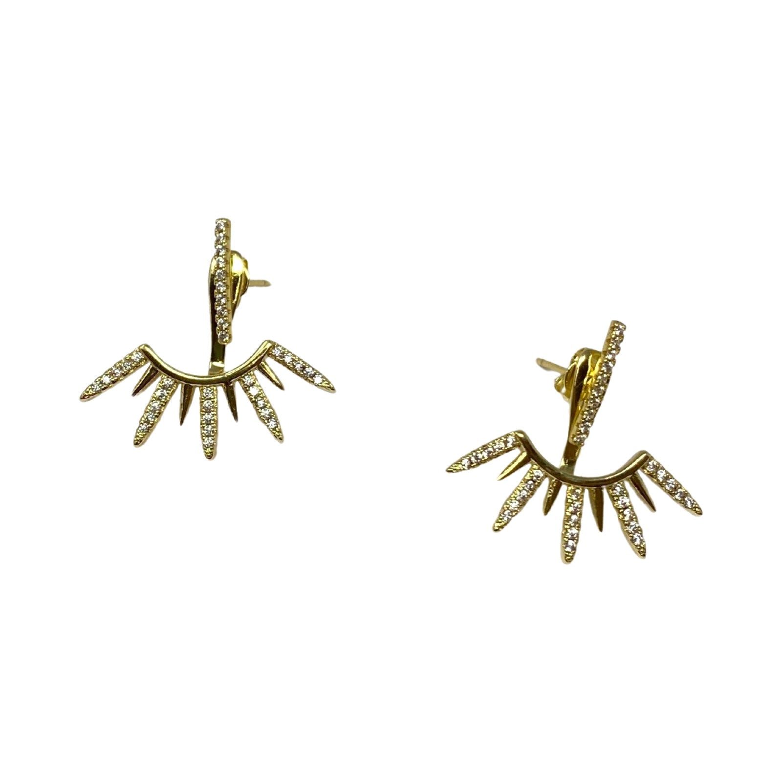 Shashi Spike Ear Jacket Earrings