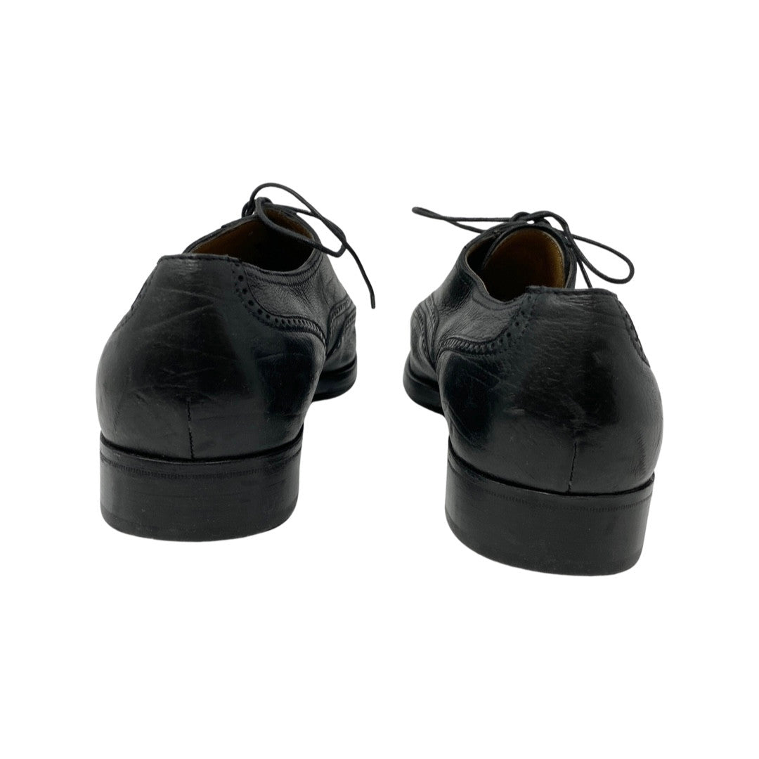 Paul Stuart Leather Oxford Shoes-Back