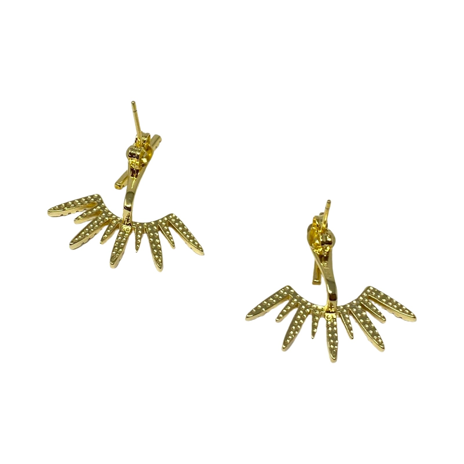 Shashi Spike Ear Jacket Earrings