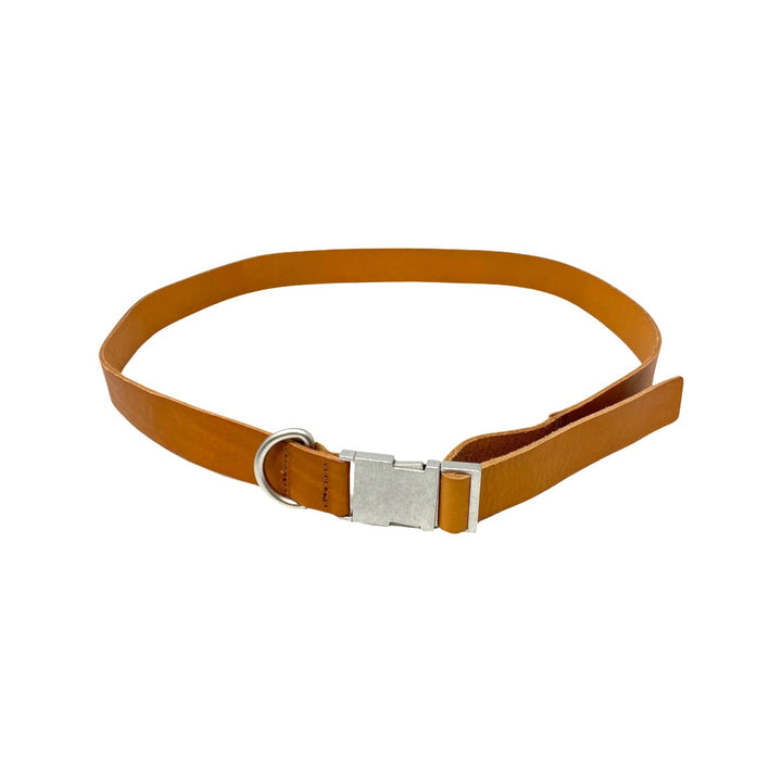 Tan Leather Utility Buckle Belt-Thumbnail