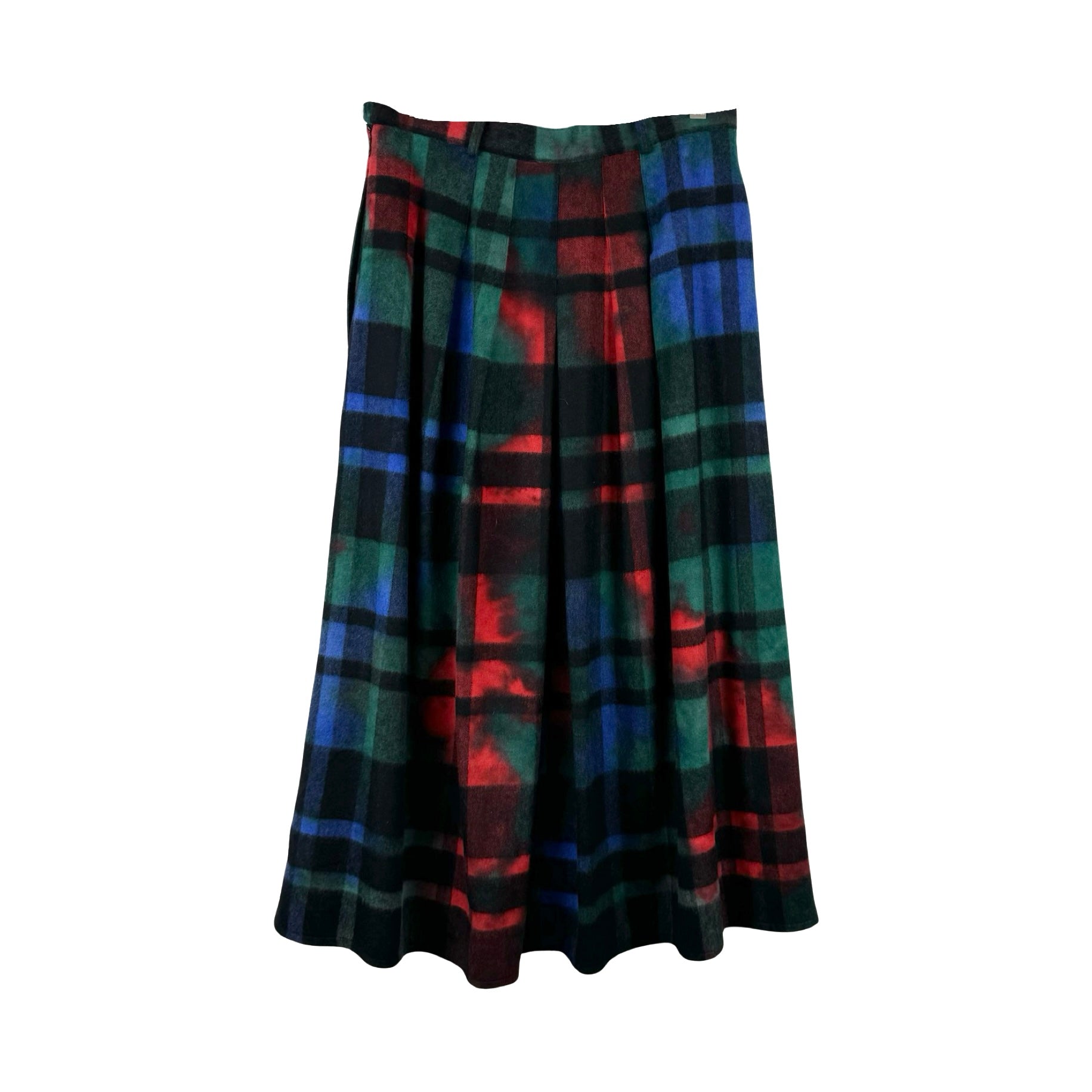 Vintage Baltrik Wool Blend Plaid Skirt