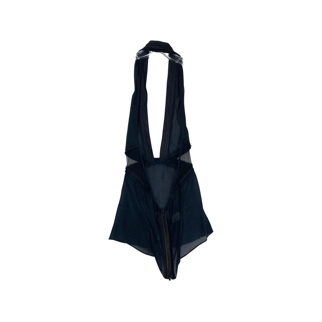 Z Spoke by Zac Posen Mesh Halter Top-Back