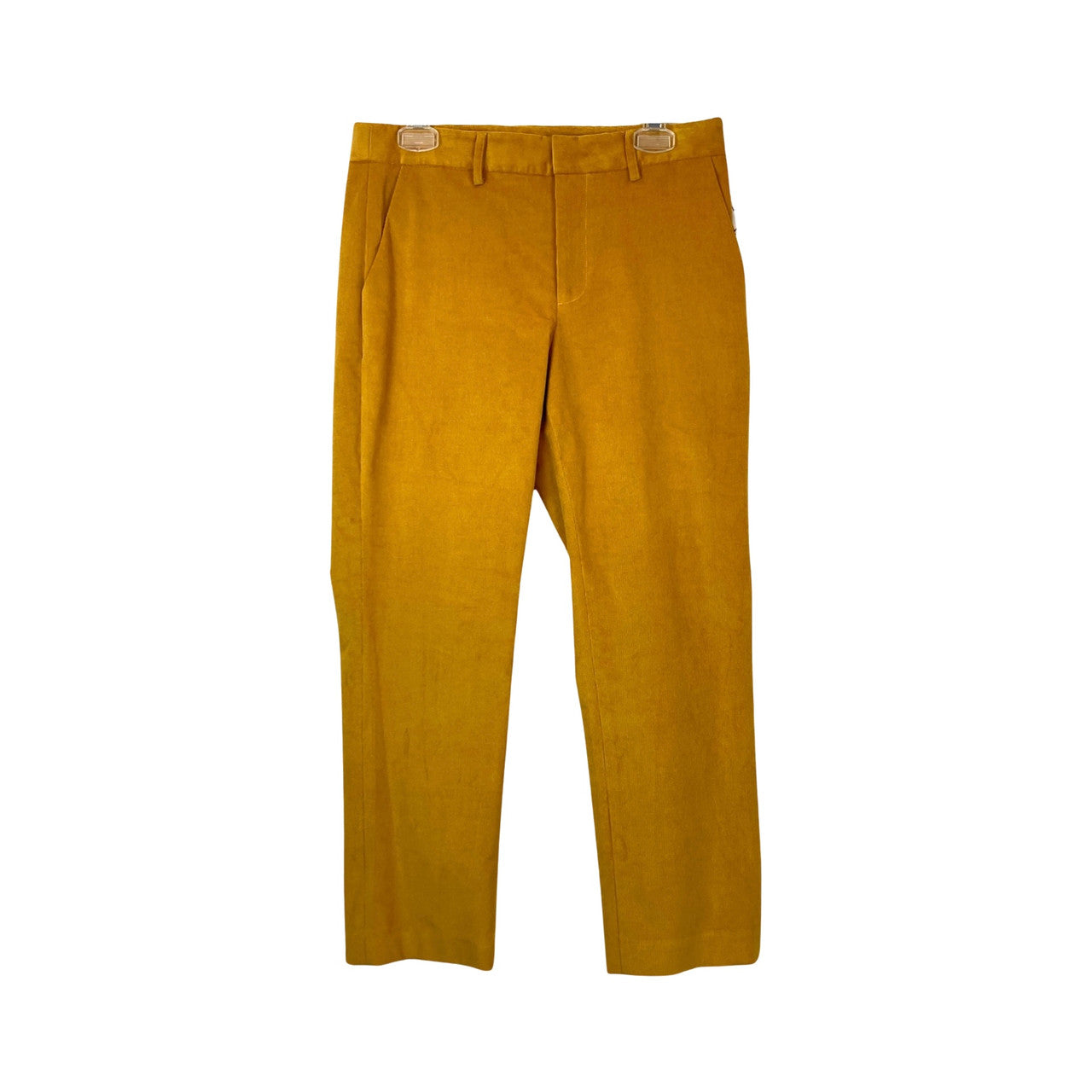 Kal Rieman Gold Cord Cigarette Pant-front