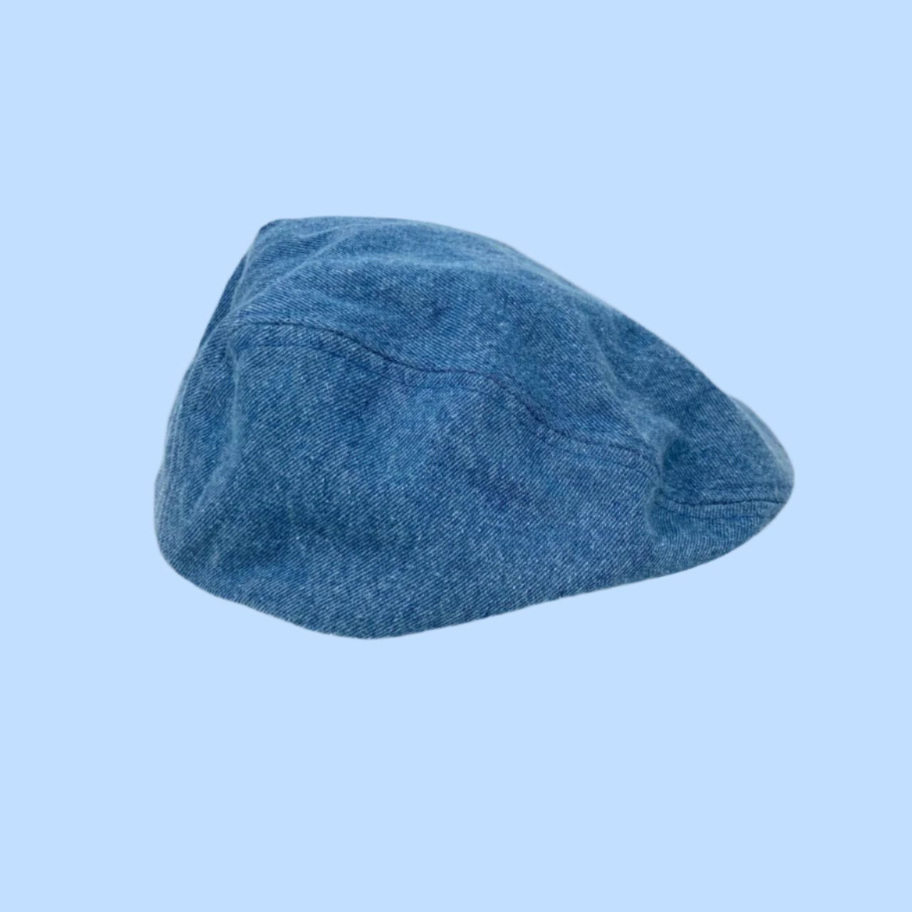 Vintage Headshots Denim Newsboy Cap-Thumbnail