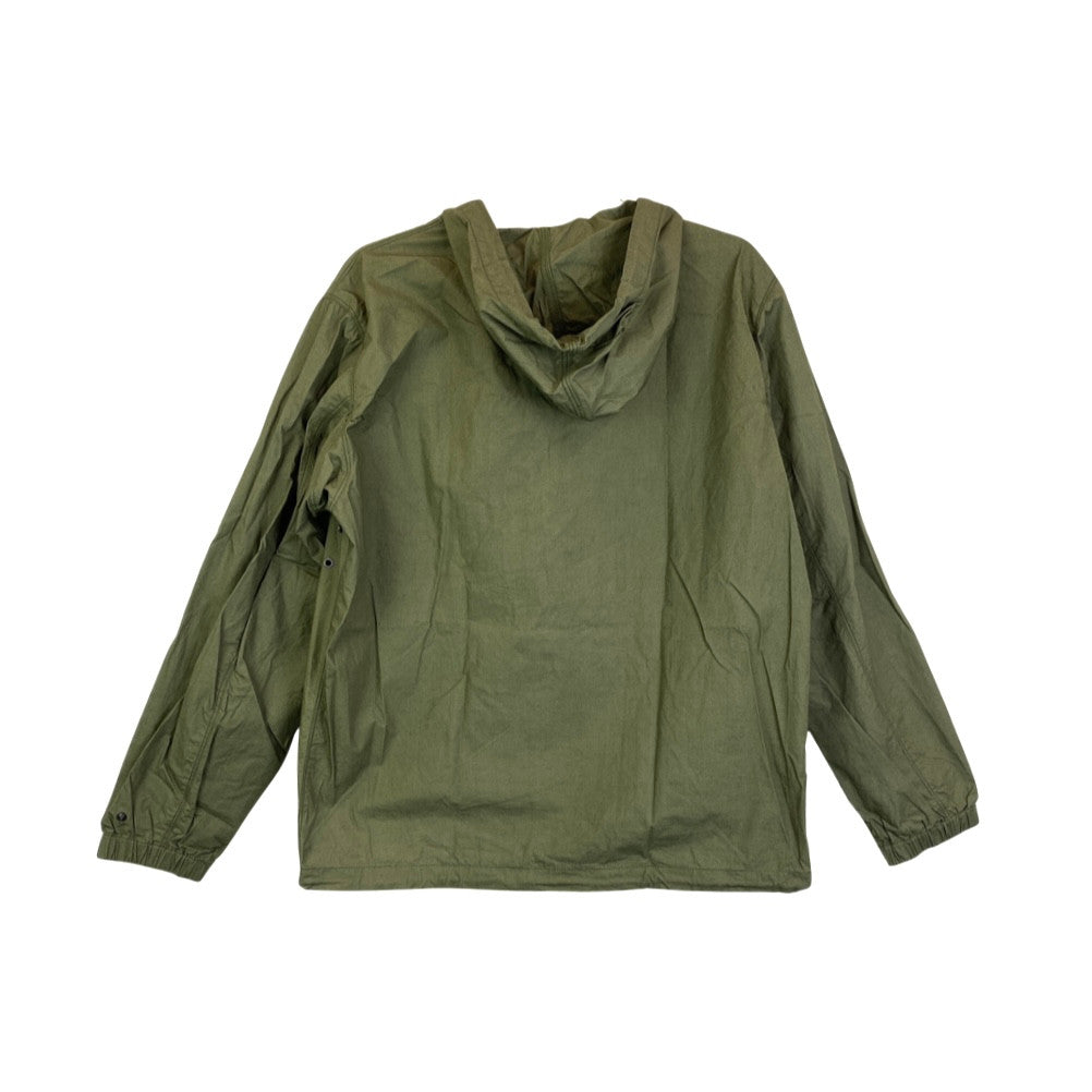 Burkman Bros Lightweight Lace Up Anorak-Green back