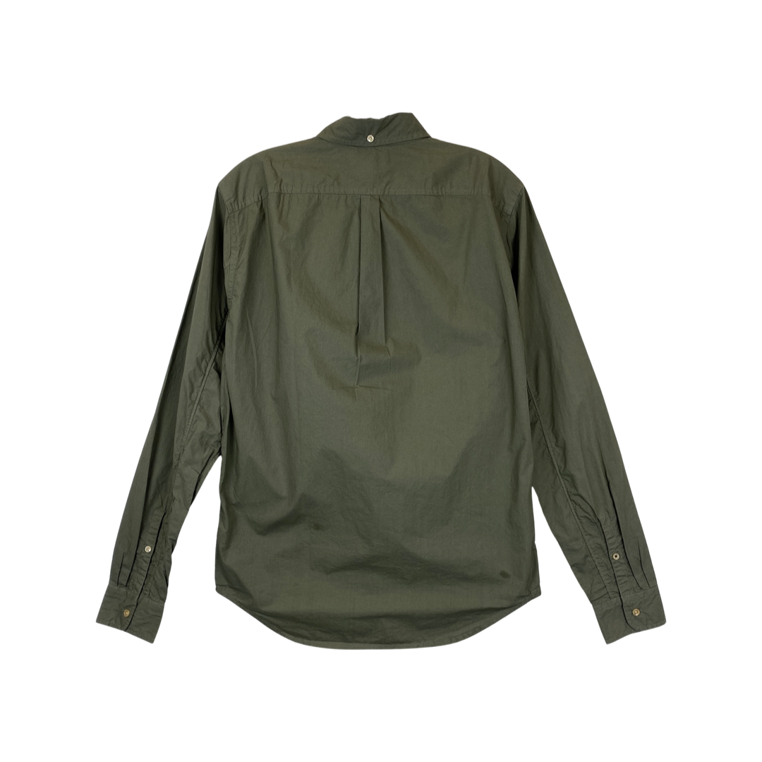 Alex Mill Olive Poplin Shirt-Back