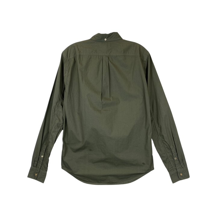 Alex Mill Olive Poplin Shirt-Back