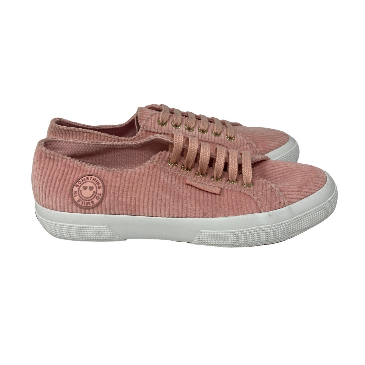 Superga X Something Navy Pink Cord Sneakers-thumbnail