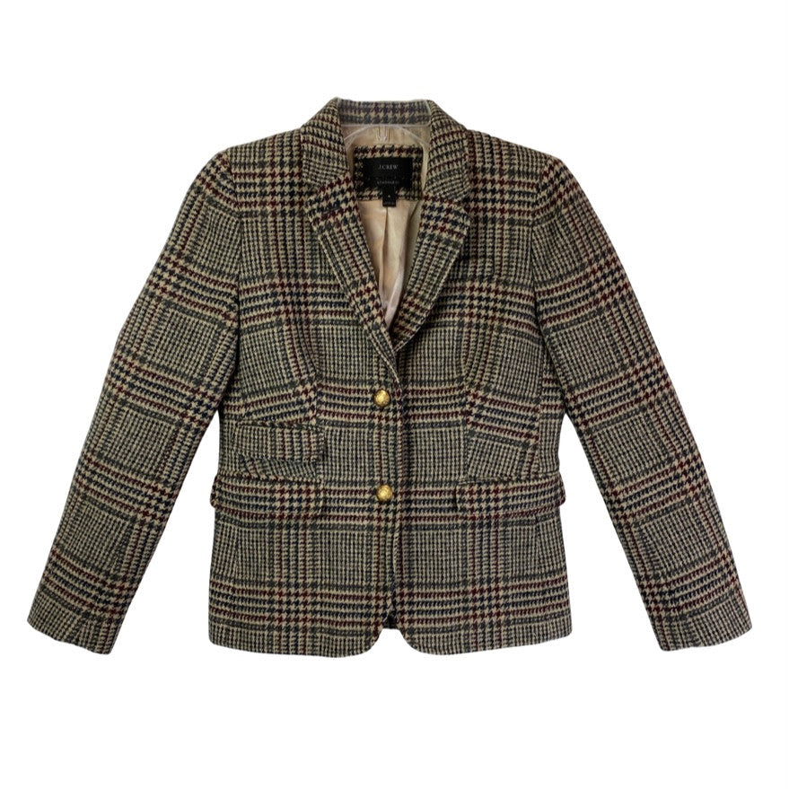 J. Crew Glen Plaid Schoolboy Shrunken Blazer-Thumbnail