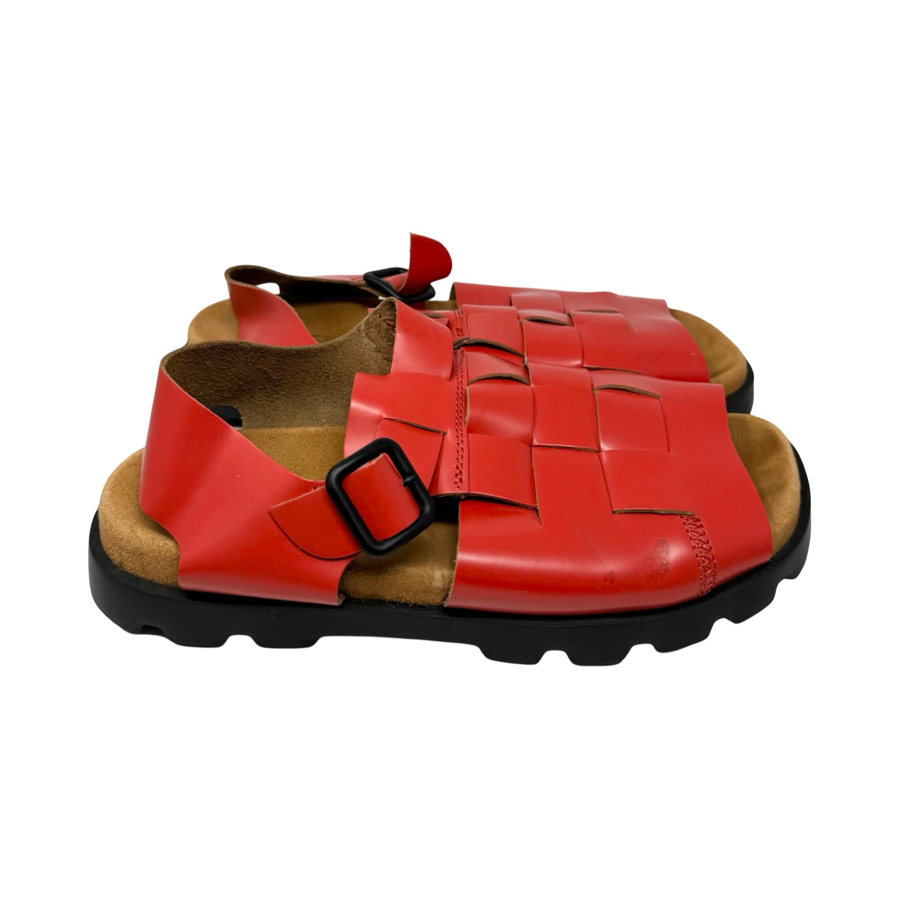 Camper Brutus Red Sandals