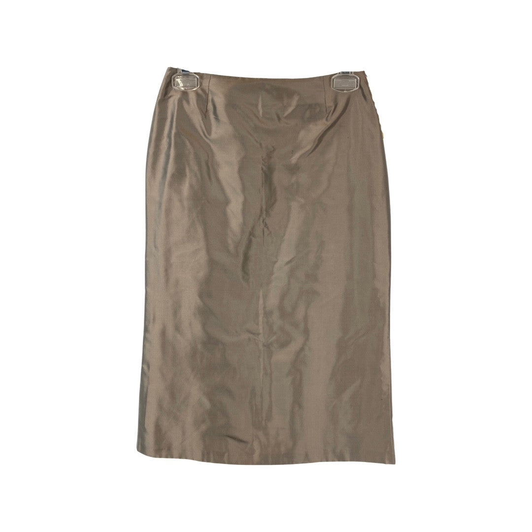 Gucci Silk Pleat Detail Skirt-Thumbnail