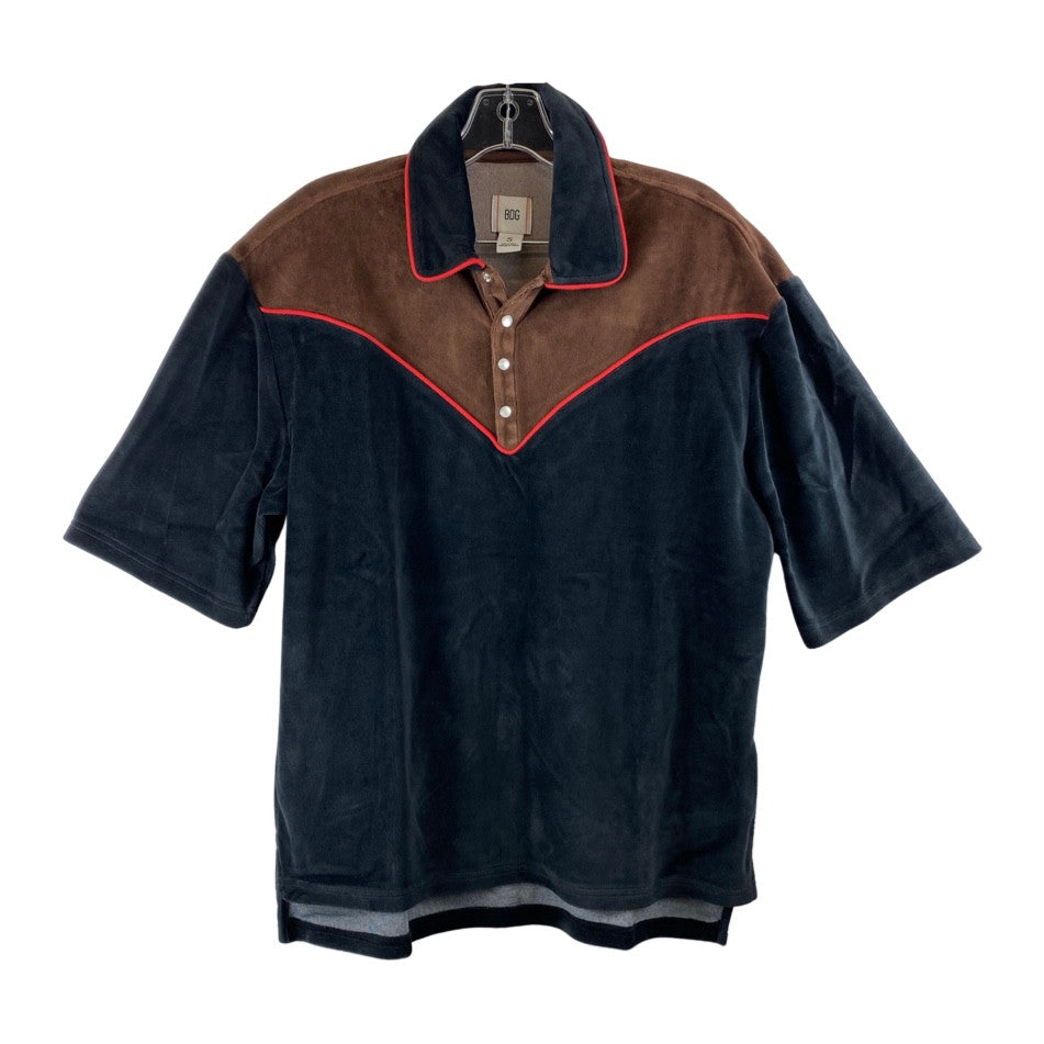 Urban Outfitters BDG Velour Vaquero Polo-Thumbnail