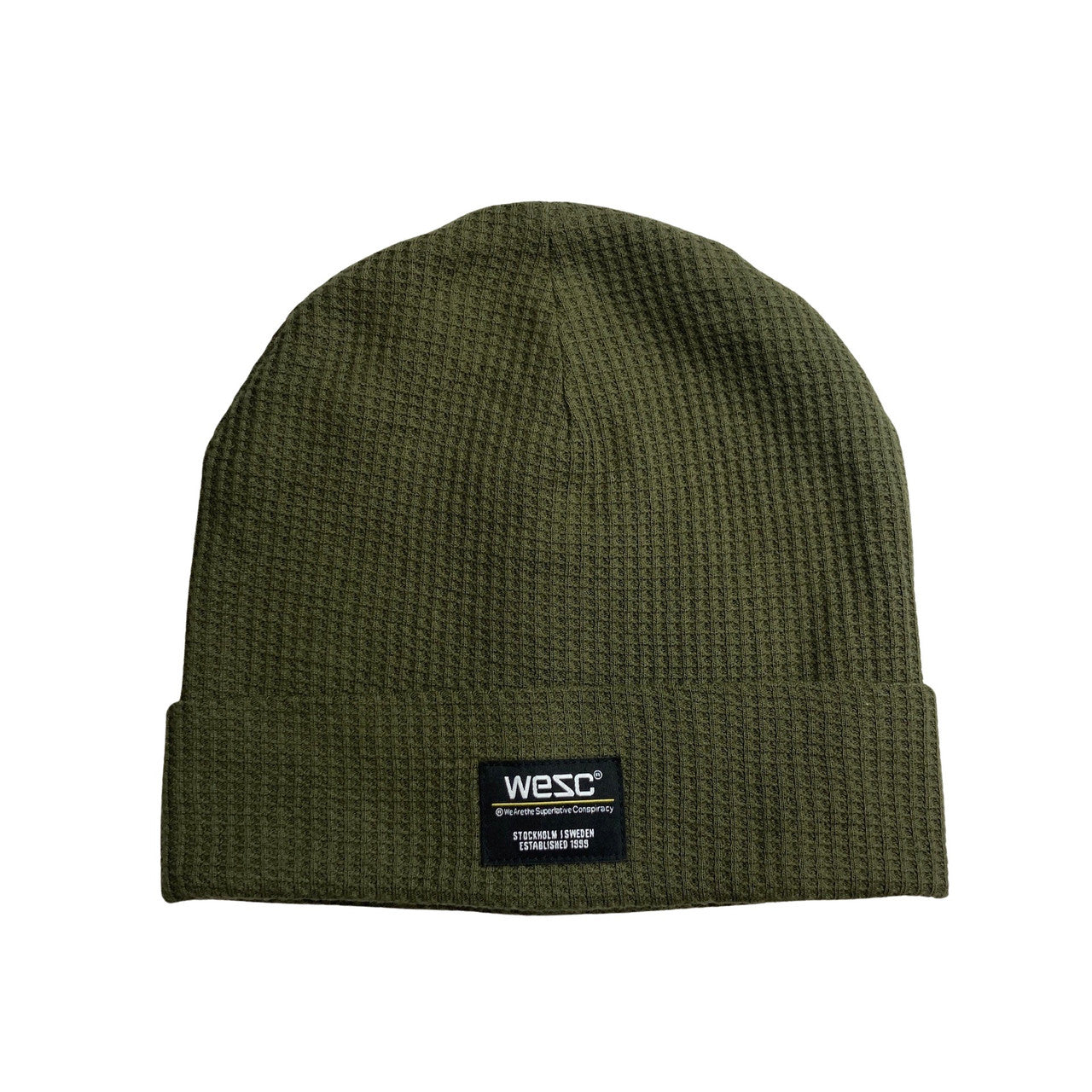 WESC Thermal Knit Beanie-green